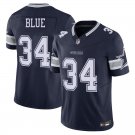 Dallas Cowboys #34 Jaydon Blue Navy Limited Stitched Jersey