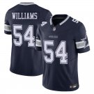 Dallas Cowboys #54 Sam Williams Navy Limited Stitched Jersey