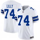 Dallas Cowboys #74 Bob Lilly White Limited Stitched Jersey