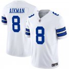 Dallas Cowboys #8 Troy Aikman White Limited Stitched Jersey