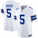 Dallas Cowboys #5 Bryan Anger White Limited Stitched Jersey