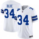 Dallas Cowboys #34 Jaydon Blue White Limited Stitched Jersey