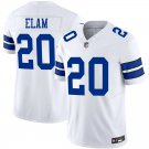 Dallas Cowboys #20 Kaiir Elam White Limited Stitched Jersey