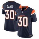 Denver Broncos #30 Terrell Davis Navy Limited Stitched Jersey