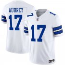 Dallas Cowboys #17 Brandon Aubrey White Limited Stitched Jersey