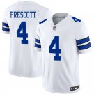 Dallas Cowboys #4 Dak Prescott White Limited Stitched Jersey