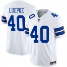 Dallas Cowboys #40 Hunter Luepke White Limited Stitched Jersey