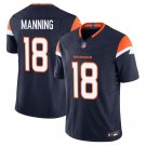 Denver Broncos #18 Peyton Manning Navy Limited Stitched Jersey
