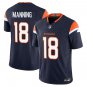 Denver Broncos #18 Peyton Manning Navy Limited Stitched Jersey