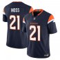 Denver Broncos #21 Riley Moss Navy Limited Stitched Jersey