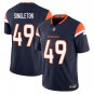 Denver Broncos #49 Alex Singleton Navy Limited Stitched Jersey