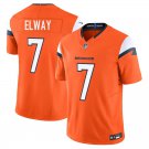 Denver Broncos #7 John Albert Elway Jr Orange Limited Stitched Jersey
