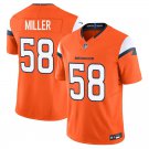 Denver Broncos #58 Von Miller Orange Limited Stitched Jersey