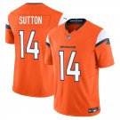 Denver Broncos #14 Courtland Sutton Orange Limited Stitched Jersey