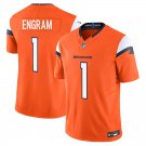 Denver Broncos #1 Evan Engram Orange Limited Stitched Jersey