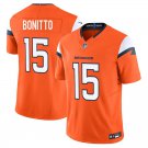 Denver Broncos #15 Nik Bonitto Orange Limited Stitched Jersey