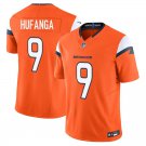 Denver Broncos #9 Talanoa Hufanga Orange Limited Stitched Jersey
