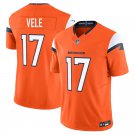 Denver Broncos #17 Devaughn Vele Orange Limited Stitched Jersey
