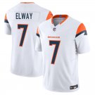 Denver Broncos #7 John Albert Elway Jr White Limited Stitched Jersey