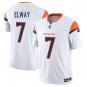Denver Broncos #7 John Albert Elway Jr White Limited Stitched Jersey