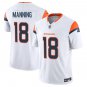 Denver Broncos #18 Peyton Manning White Limited Stitched Jersey