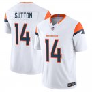 Denver Broncos #14 Courtland Sutton White Limited Stitched Jersey