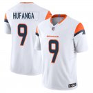 Denver Broncos #9 Talanoa Hufanga White Limited Stitched Jersey