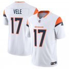 Denver Broncos #17 Devaughn Vele White Limited Stitched Jersey