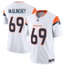 Denver Broncos #69 Mike McGlinchey White Limited Stitched Jersey