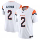Denver Broncos #2 Pat Surtain II White Limited Stitched Jersey
