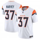 Denver Broncos #37 RJ Harvey White Limited Stitched Jersey