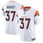 Denver Broncos #37 RJ Harvey White Limited Stitched Jersey
