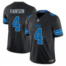 Detroit Lions #4 Jason Hanson Black Limited Stitched Jersey