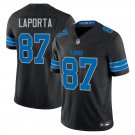Detroit Lions #87 Sam LaPorta Black Limited Stitched Jersey