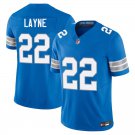 Detroit Lions #22 Bobby Layne Royal Blue Limited Stitched Jersey