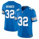 Detroit Lions #32 Brian Branch Royal Blue Limited Stitched Jersey