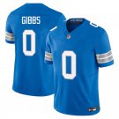 Detroit Lions #0 Jahmyr Gibbs Royal Blue Limited Stitched Jersey
