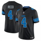Detroit Lions #4 D.J. Reed Black Limited Stitched Jersey