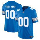 Detroit Lions #00 Custom Name And Number Royal Blue Limited Stitched Jersey