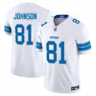 Detroit Lions #81 Calvin Johnson White Limited Stitched Jersey