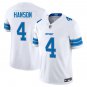 Detroit Lions #4 Jason Hanson White Limited Stitched Jersey