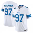 Detroit Lions #97 Aidan Hutchinson White Limited Stitched Jersey