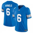 Detroit Lions #6 Terrion Arnold Royal Blue Limited Stitched Jersey
