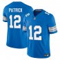 Detroit Lions #12 Tim Patrick Royal Blue Limited Stitched Jersey