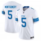 Detroit Lions #5 David Montgomery White Limited Stitched Jersey