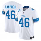 Detroit Lions #46 Jack Campbell White Limited Stitched Jersey
