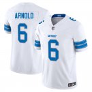 Detroit Lions #6 Terrion Arnold White Limited Stitched Jersey