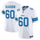 Detroit Lions #60 Graham Glasgow White Limited Stitched Jersey