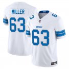 Detroit Lions #63 Mason Miller White Limited Stitched Jersey