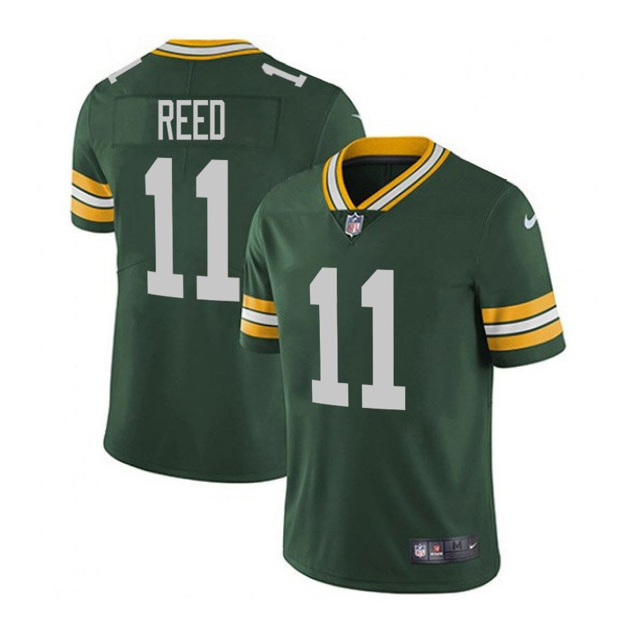 Green Bay Packers #11 Jayden Reed Green Limited Stitched Jersey